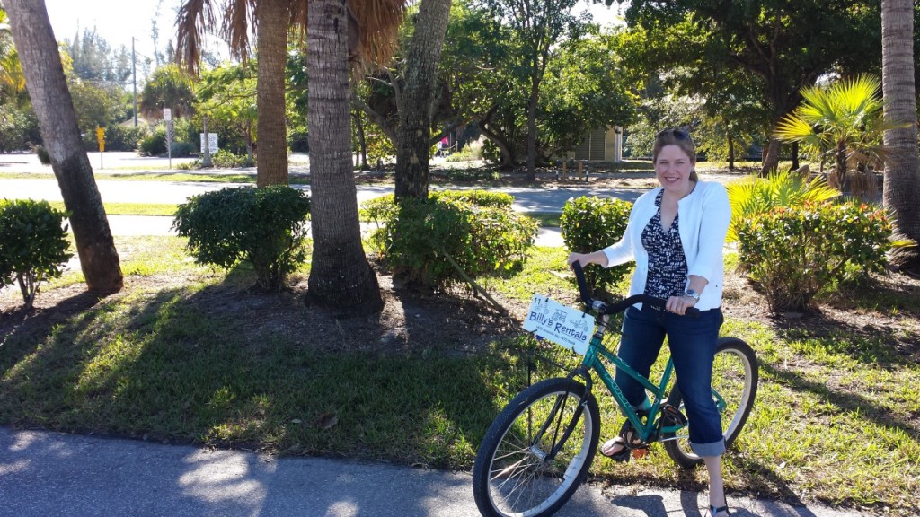 Rented bikes in Sanibel Island, Florida