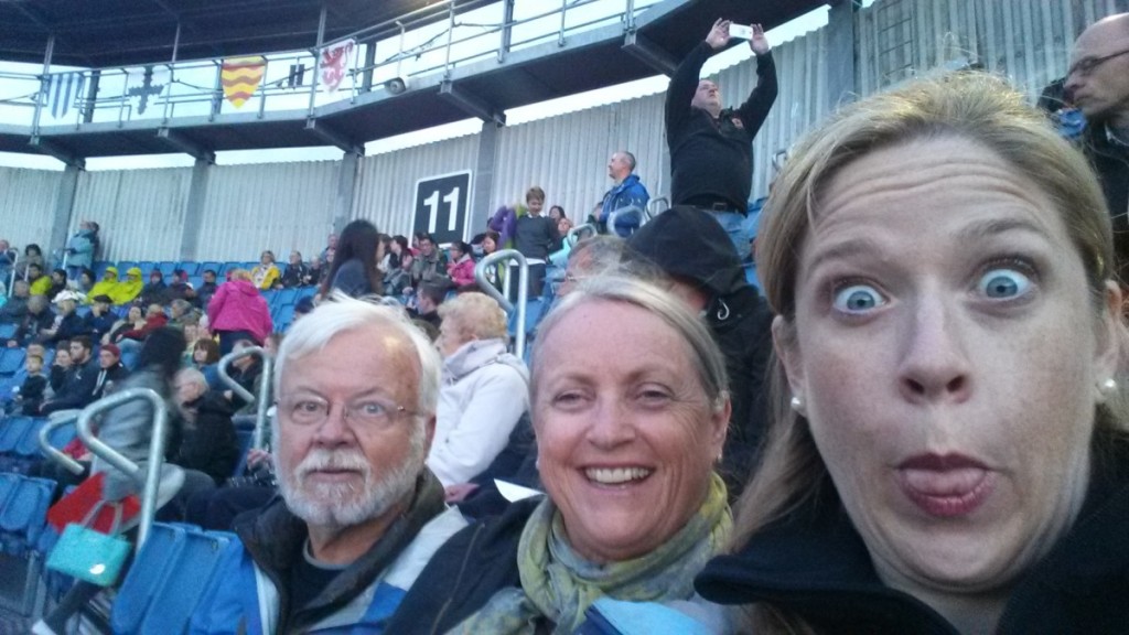 Silly faces at the Tattoo