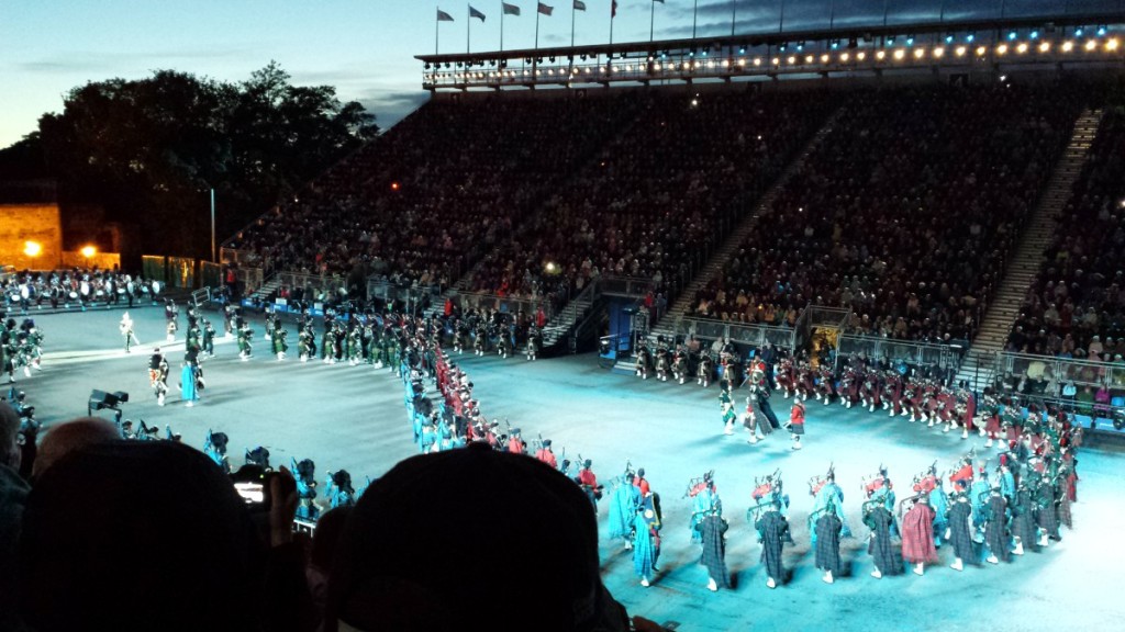 Edinburgh scotland bagpipes royal military tattoo