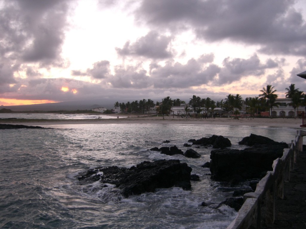 Isabela Island Galapagos Islands sunset