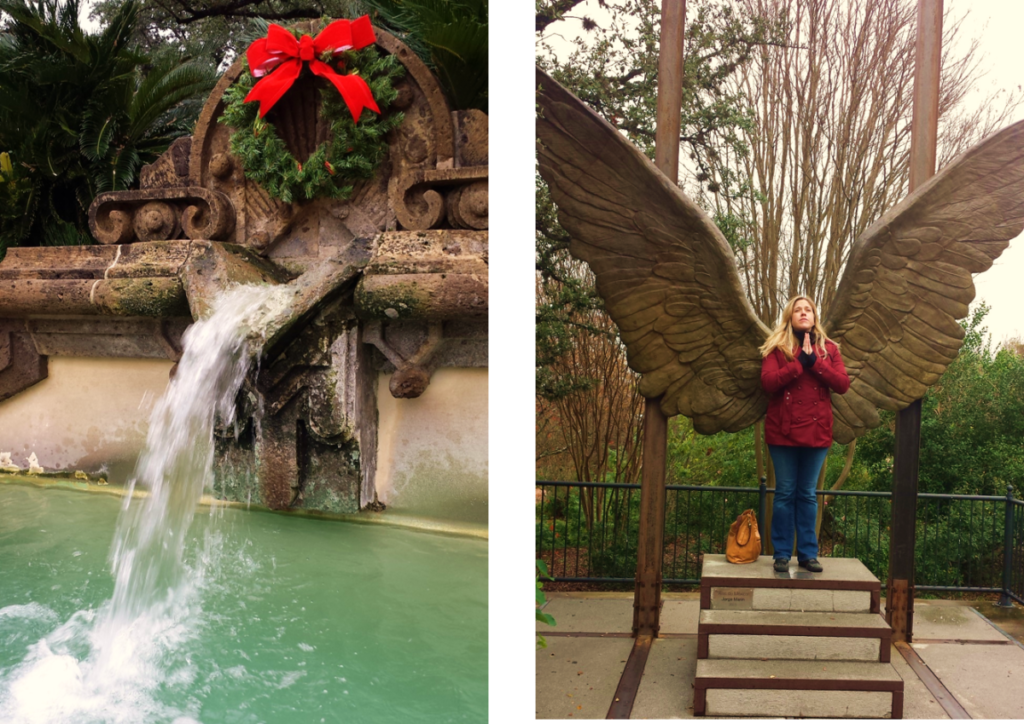 san antonio botanical garden nature fountains