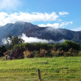 Okarito South Island New Zealand Mountains Clouds