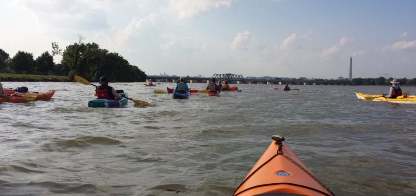 kayaking washington, dc potomac river active